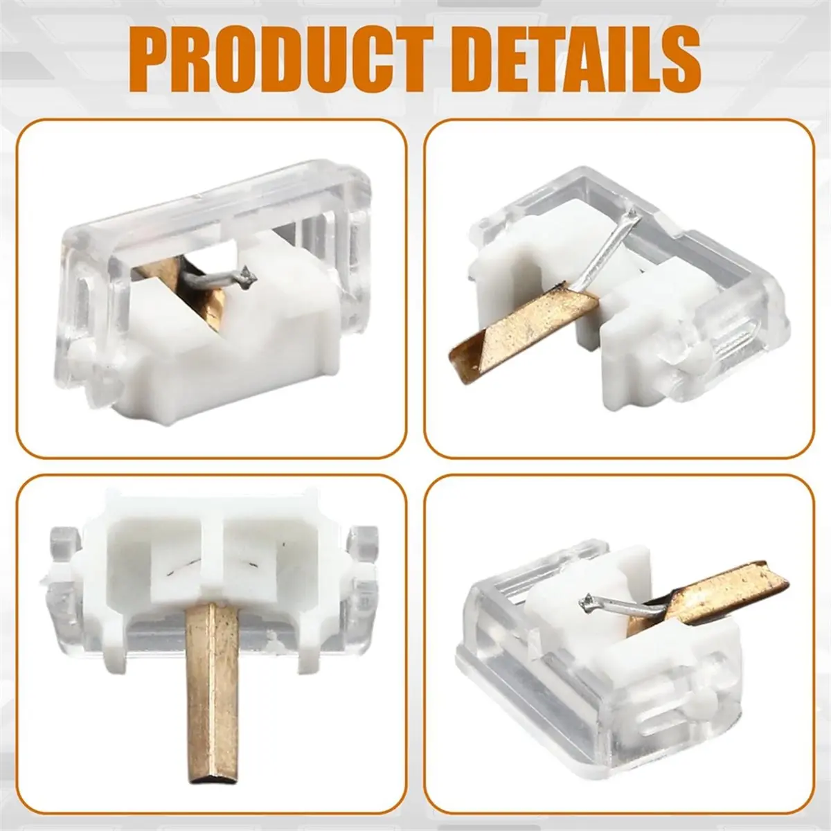 Needle Stylus Replacement for M44-7 N44-7 M44-3 M55E,DUAL DN305 DN306, N44-7 Cartridge Turntable