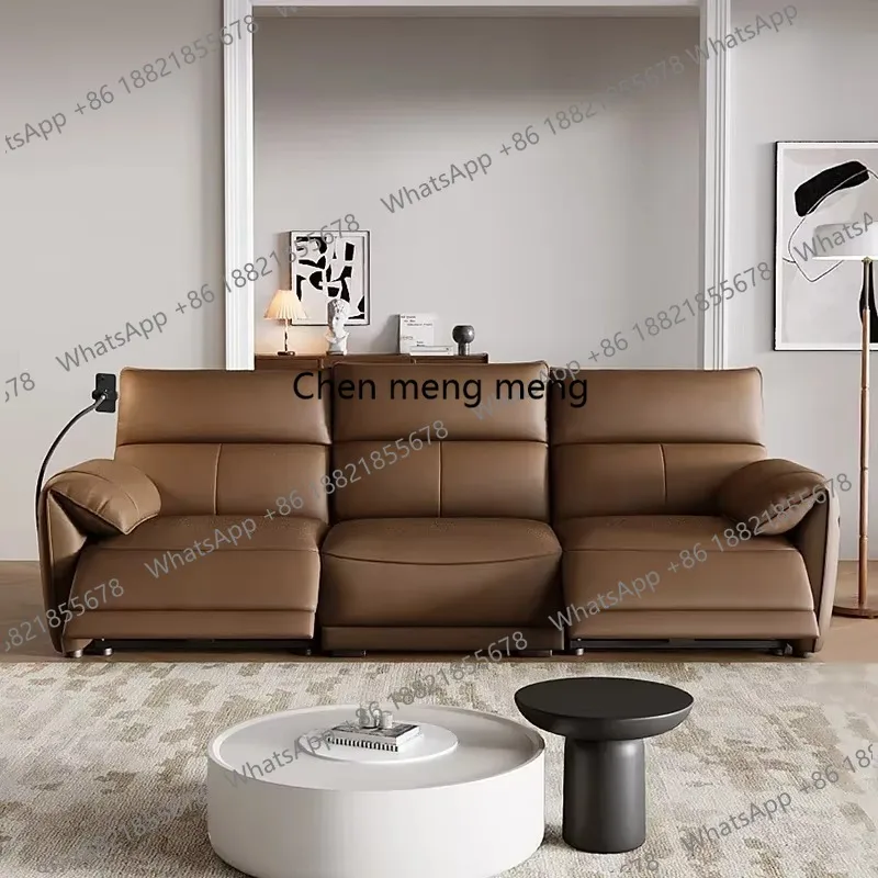 

Armrest Loveseat Electric Sofa Waterproof Design Indoor Relax Lazy Recliner Sofas Luxury 3 Seater Divano Intelligente Furniture