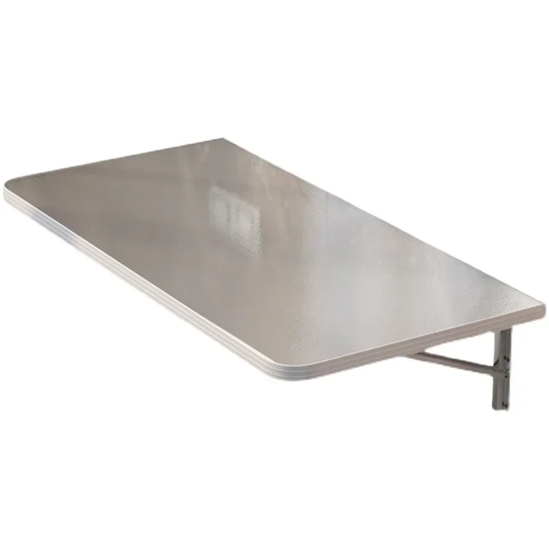 

304 stainless steel folding cutting invisible dining wall-mounted wall-mounted folding table, non-punching kitchen countertop