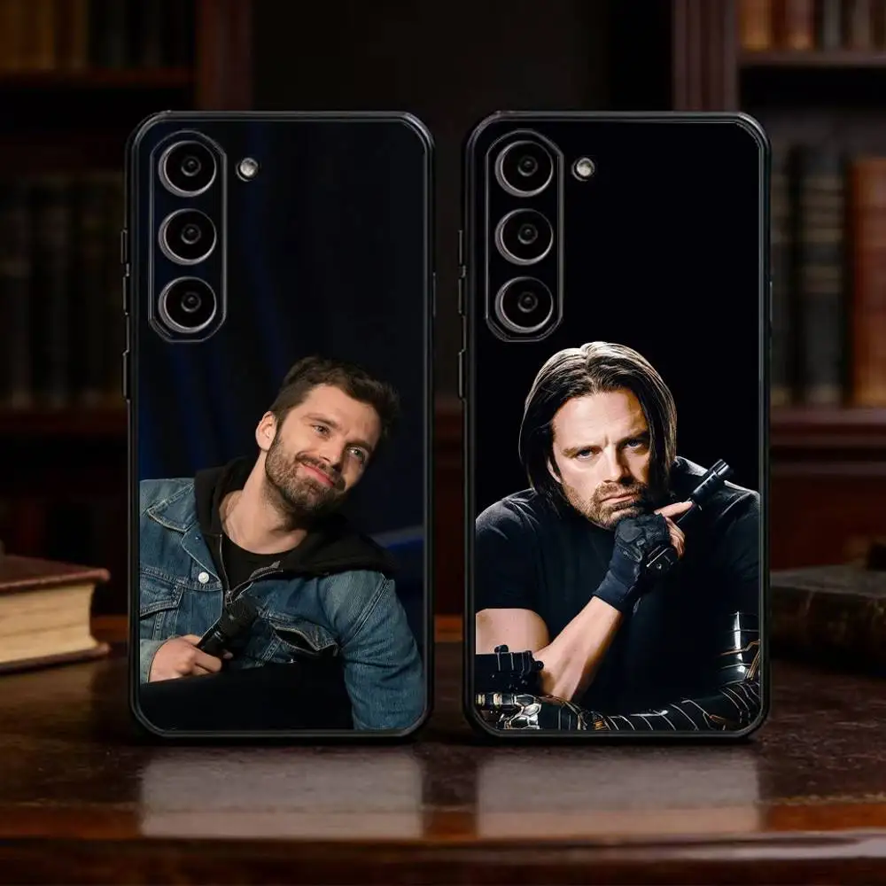

Actor S-Sebastian Stan Phone Case For Samsung Galaxy A91,80,73,72 ,71,53,52,32 ,31,22,21s,20,Soft Black Case