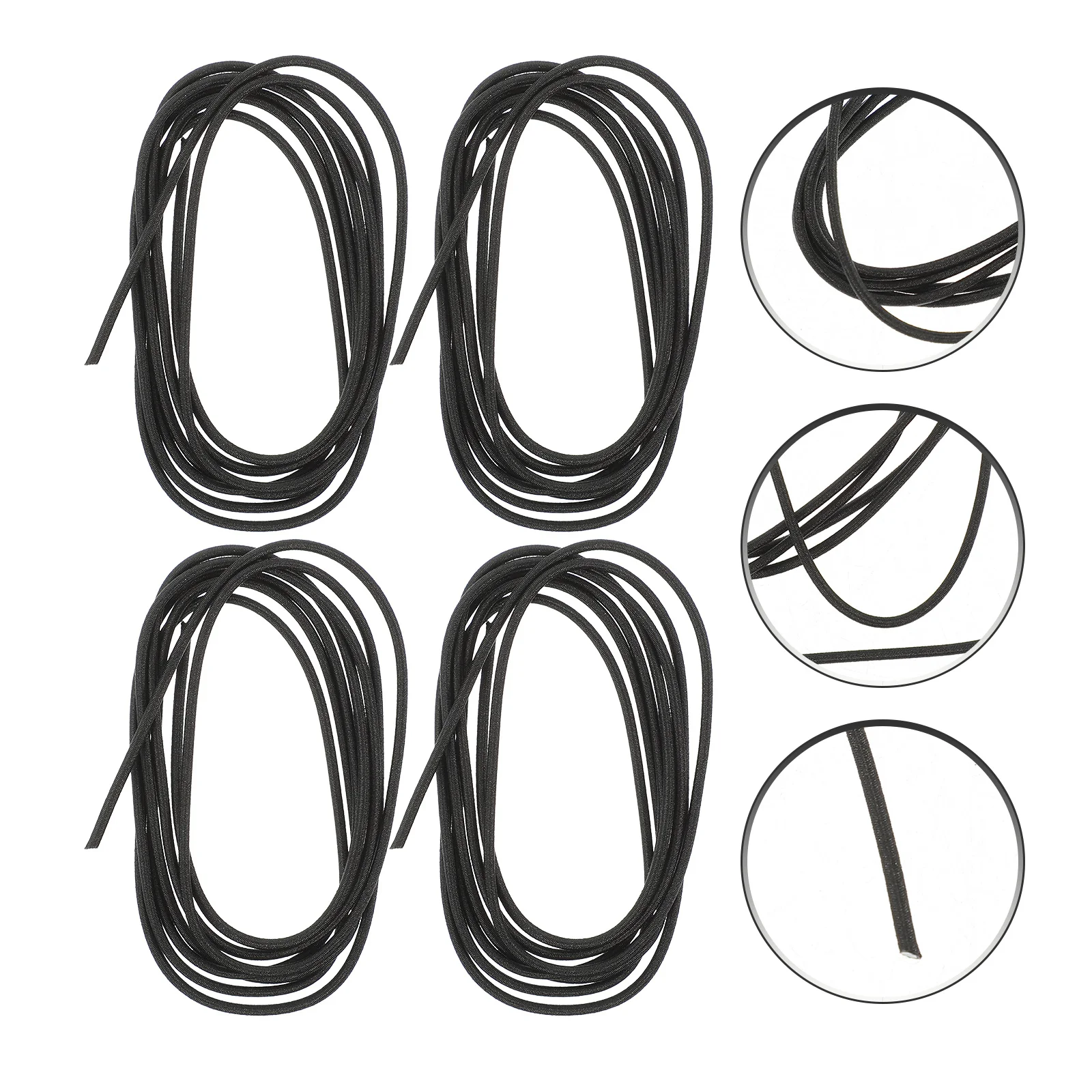 4pcs Connection Ropes For Notebooks Bands For A5 Notebook 1M Long Nylon Rope Replacement Diy Hand Account Accessories