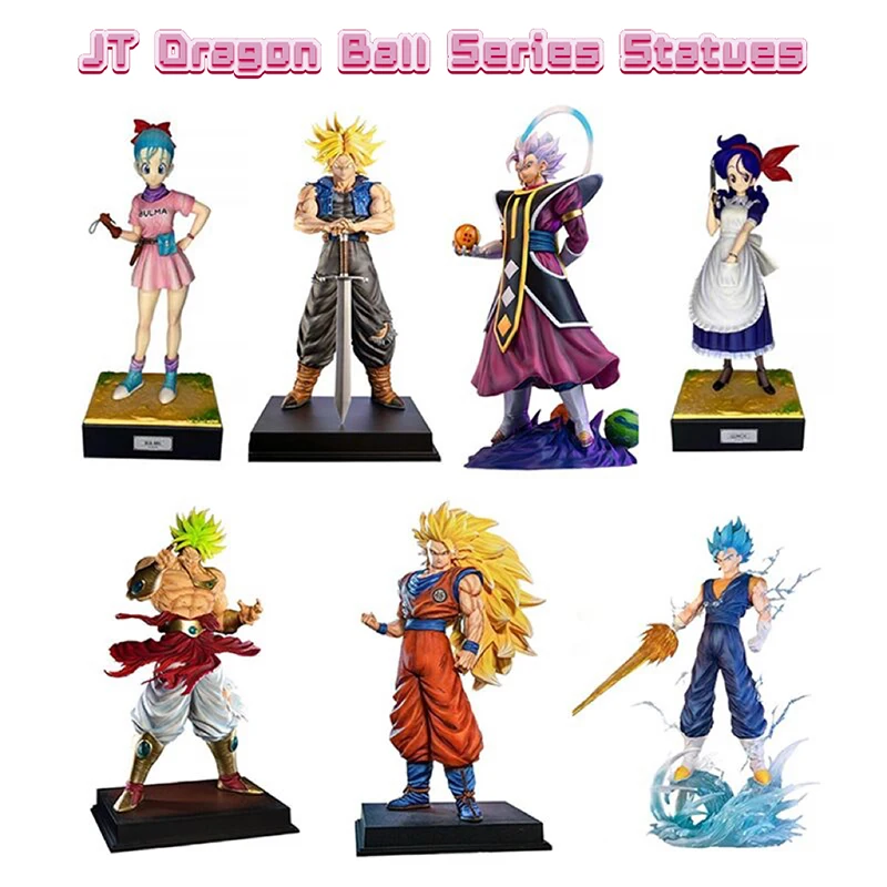 

В наличии Статуя JT Studio Dragon Ball, полная серия, анимационные персонажи, статуя Super Saiyan, коллекция моделей, игрушки и подарки