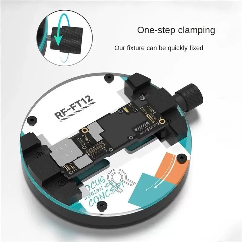 [HOT!】 RF-FT12 Rotatable Motherboard Clamp PCB Clamp For All Model Phone Motherboard
