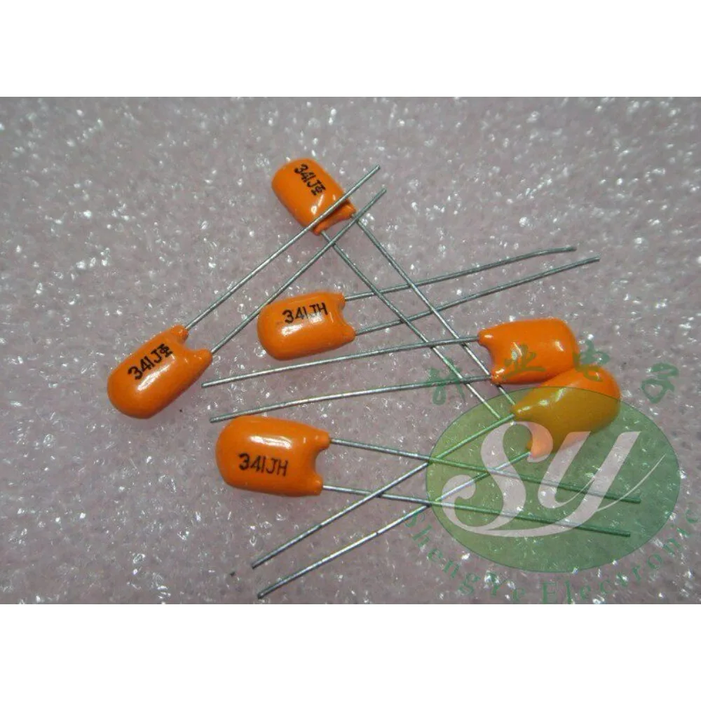 20PCS NIS 0.00034uF/50V 0.34nF 340pF 341 replaces 0.00033uf/50V 330pF 0.33nf 331 brand new 4mm film capacitors