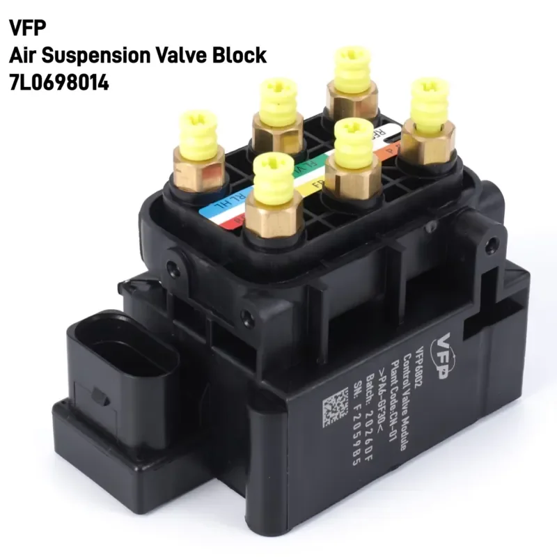 【Durable Practical Daria】 VFP Air Suspension Valve Block 7L0698014 for Touareg Q7 Cayenne Air Supply