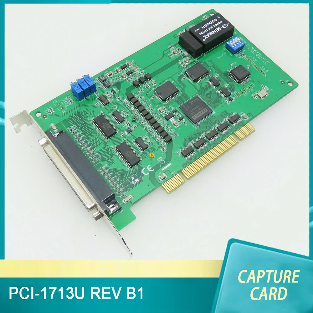 

PCI-1713U REV B1 For Advantech Capture Card 32-Channel Isolated High-speed Analog Input Card High Quality Fast Ship