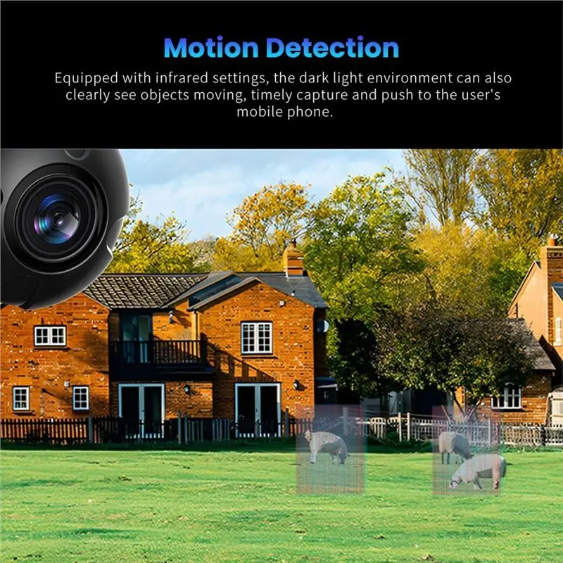 Wireless Wifi Security Camera Mini Outdoor Family Night Vision High Definition Intelligent Monitoring