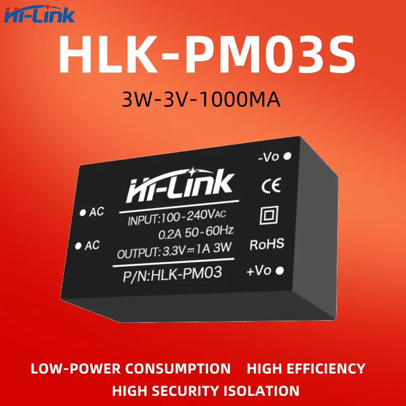 10pcs Free Shipping HLK-PM03S 3W Power Module PM03 Optimize the Intelligence of Old Power Sources