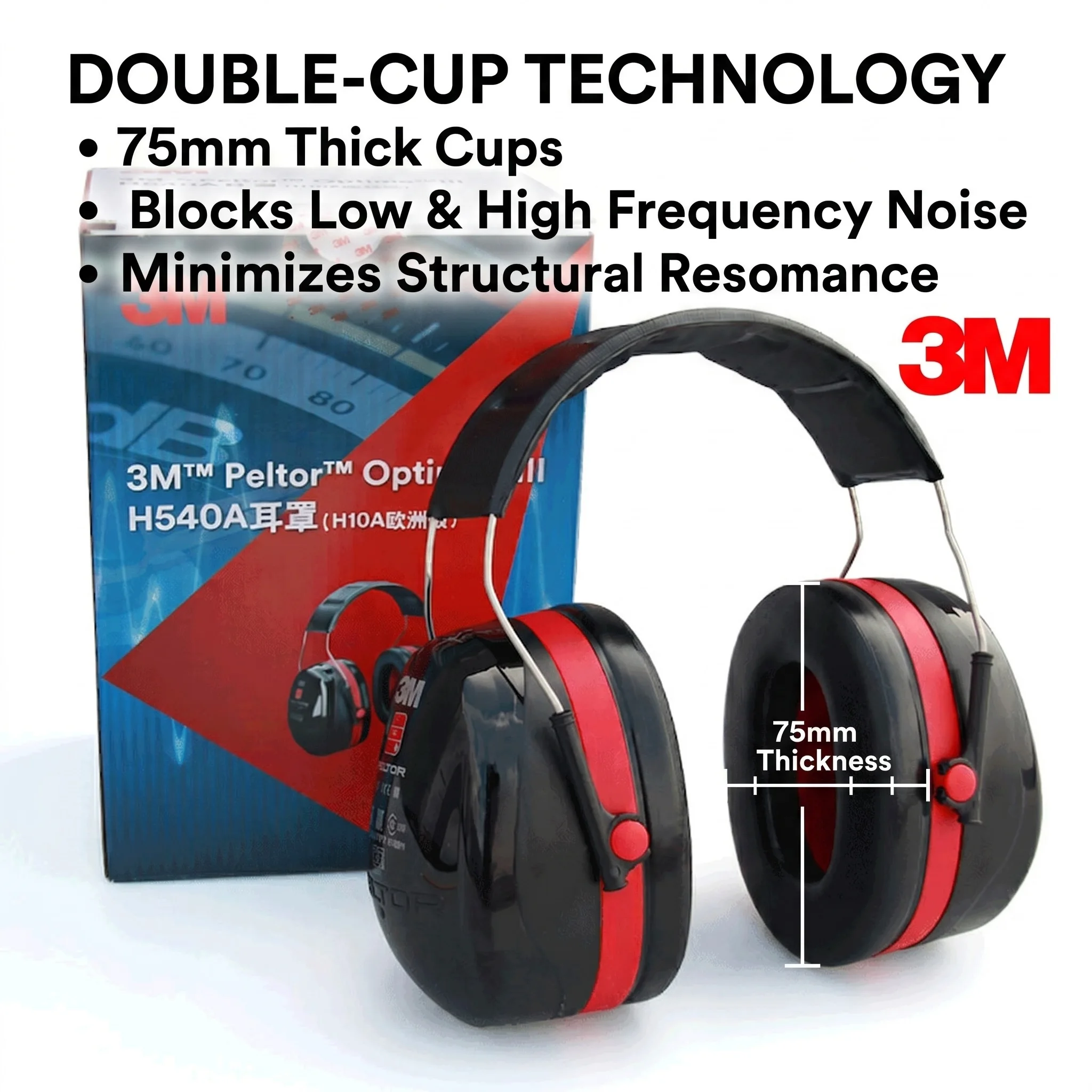 Protectores Auditivos 3M H540A - Shooting Ear Muff reseña y precio