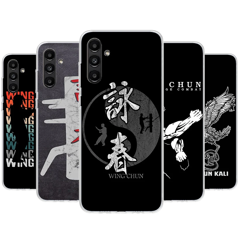 Wing Chun Kung Fu Phone Case For Samsung Galaxy A51 A71 A50 A70 A40 A30 A20E A10 A41 A31 A21S A11 A01 A6 A8 + A7 A9 Plus