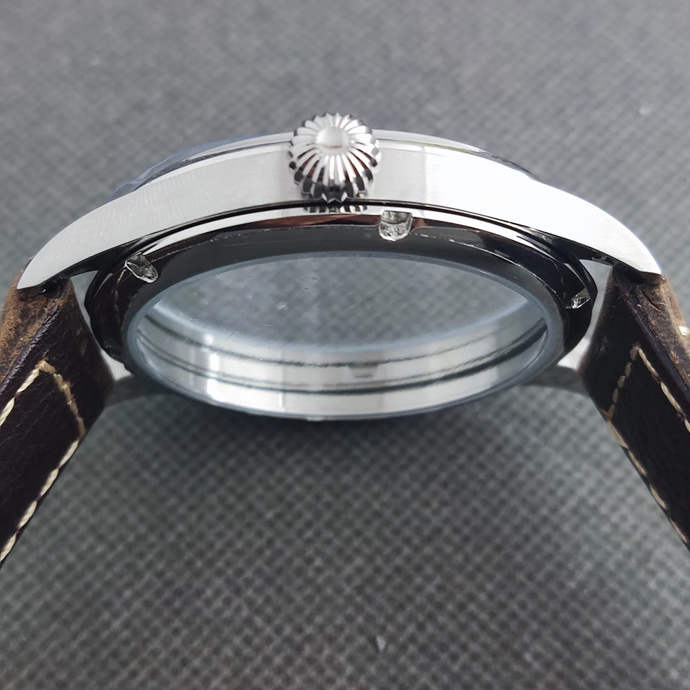 44MM pilot 316 precision steel case sapphire suitable for ST3600/ST3521/ETA6497/ETA6498