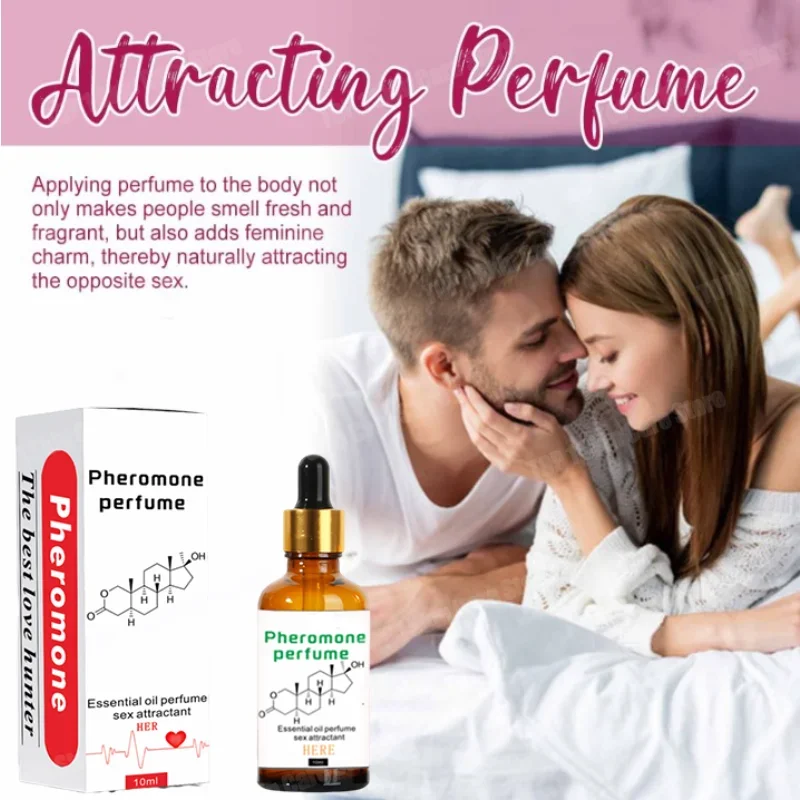 Flirtende feromoonparfumolie 10 ml trekt herenferomoonparfum aan om charme voor daten los te maken