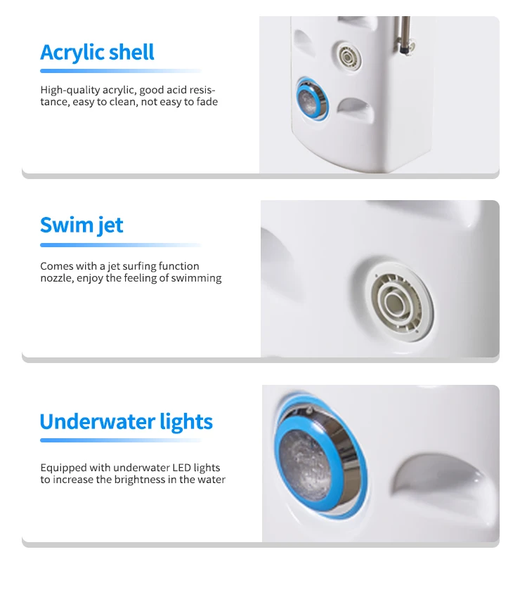 파이프리스 통합 아크릴 수처리 수영장 여과 플랜트
