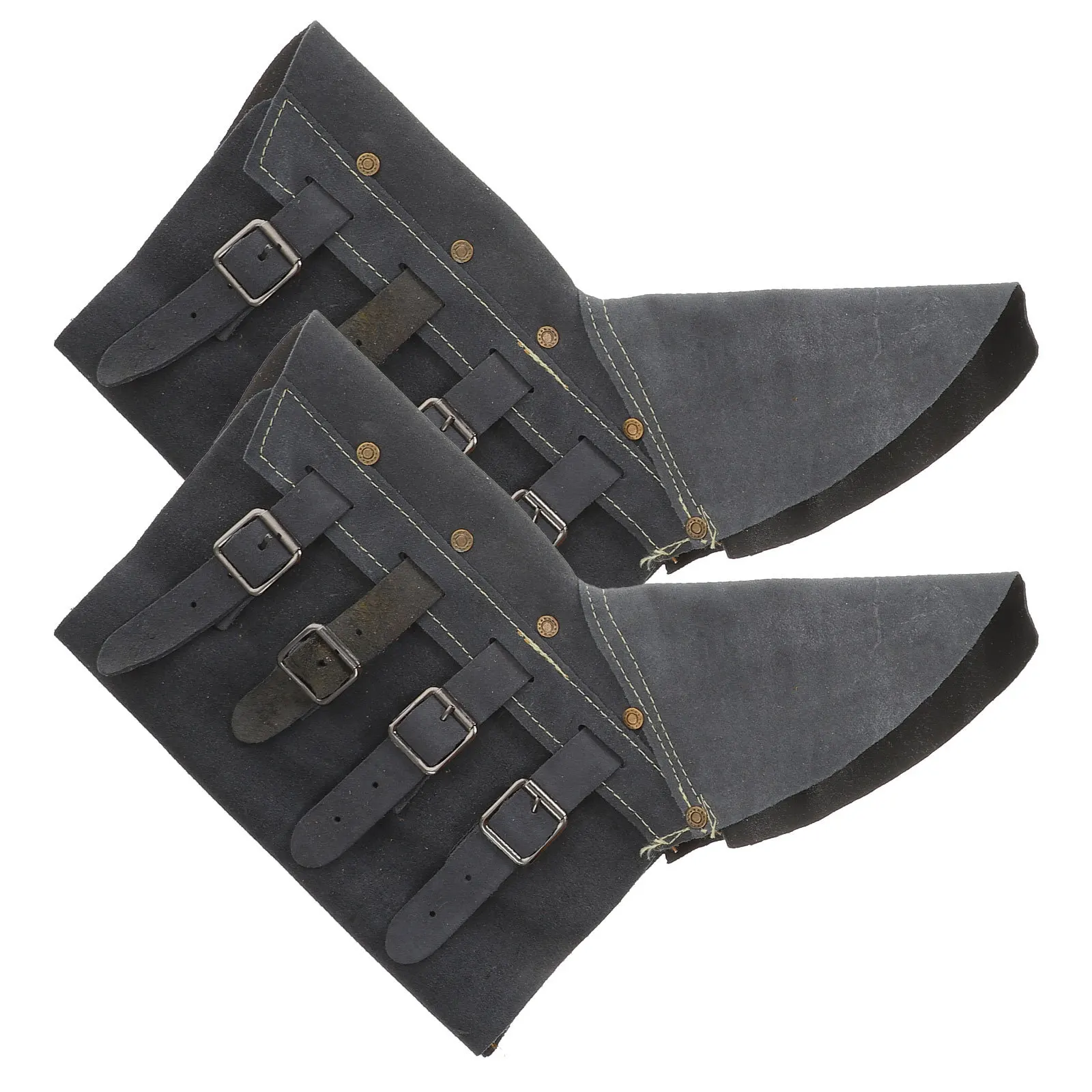 1 قطعة غطاء حماية لحام شديد التحمل مثبطات اللهب واقي القدم خفيف الوزن محمول لحام الحذاء الأزرق الداكن #4