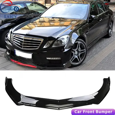 LAICY For E Class W212 63 AMG E350 E300 Car Front Bumper Chin Lip Spoilers Body Kits Splitter Skirt Diffuser Protection Guard