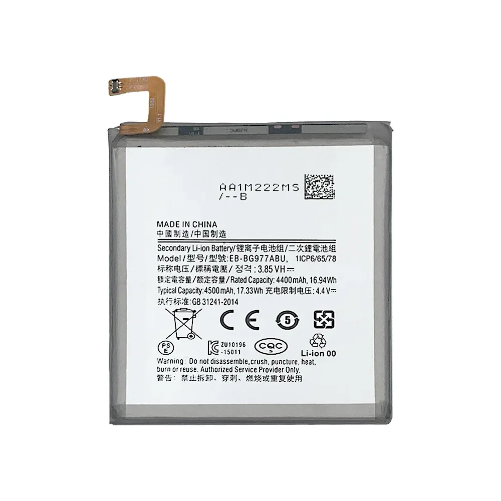 EB-BG977ABU 4500mAh Battery For Samsung GALAXY S10 5G Version S10 X Version SM-G977 G9770 SM-G977N/U Batteries