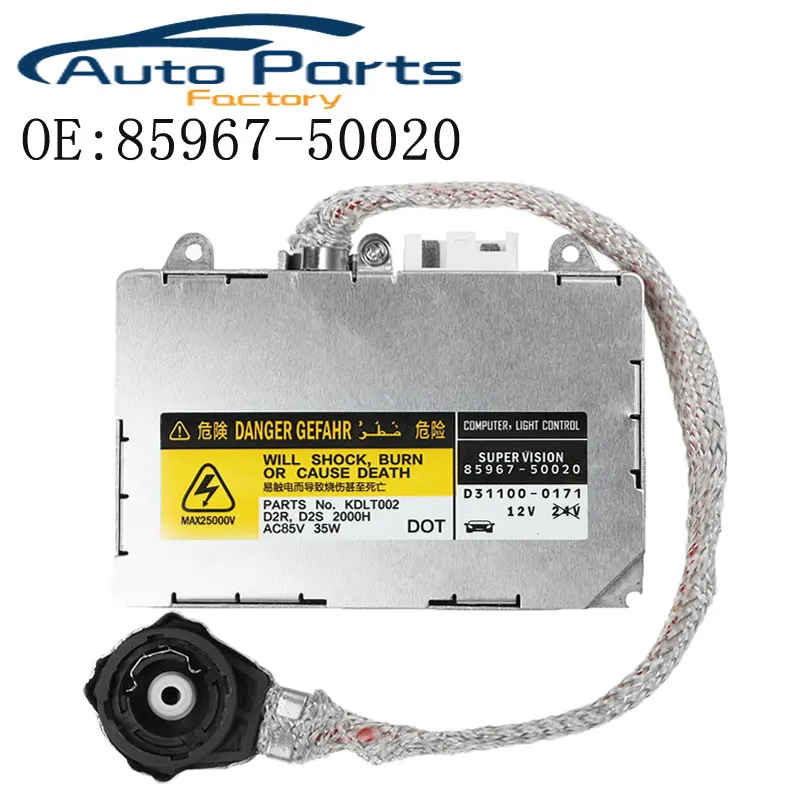 85967-50020 8596750020 New D2S D2R Xenon HID Ballast Computer Light Control Module For Toyota Lexus Mazda DDLT002 DDLT002