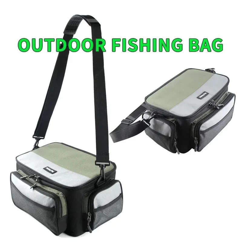 Multi-Functional Luya Fishing Bag,Oxford Cloth Is Waterproof And Wear-Resistant,Fishing Crossbody Bag Fishing Gear Fanny Pack