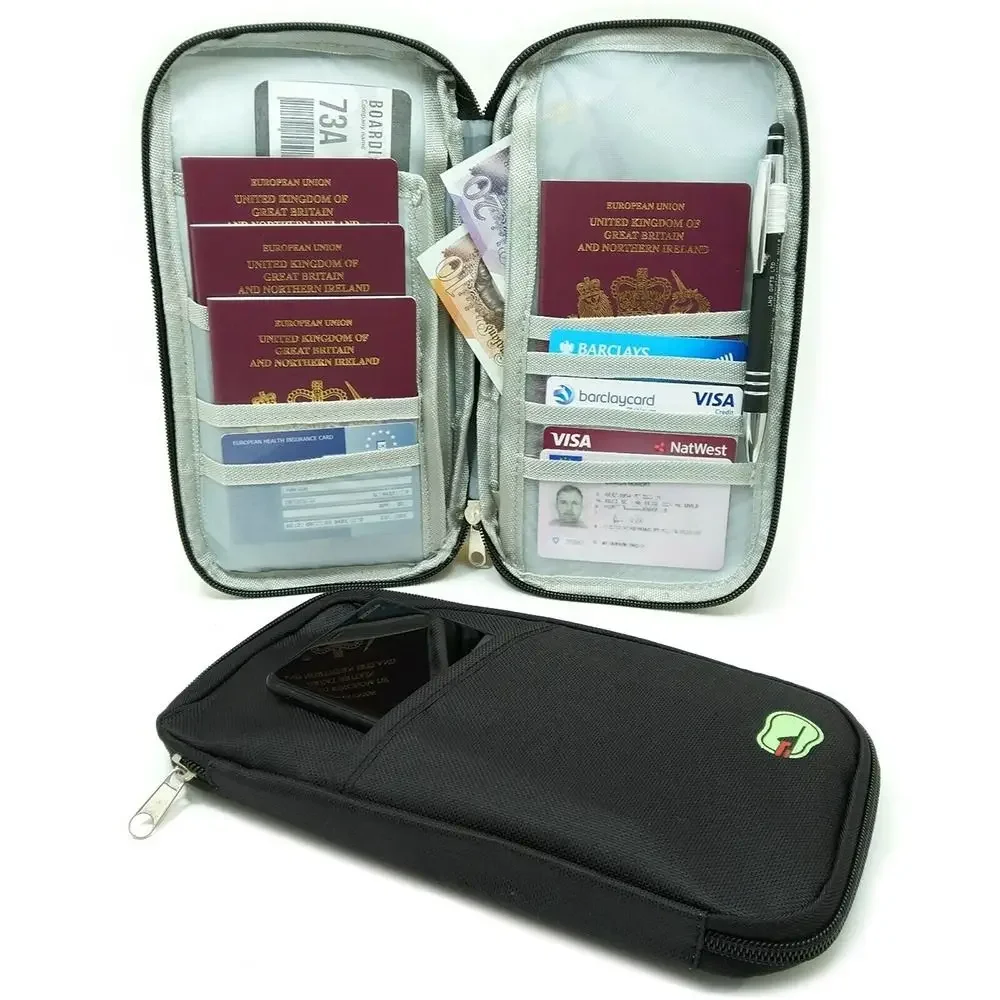 حار محفظة سفر الأسرة حامل جواز السفر الإبداعية حالة المنظم إكسسوارات السفر حقيبة مستندات حامل البطاقة التخزين المحمولة #2
