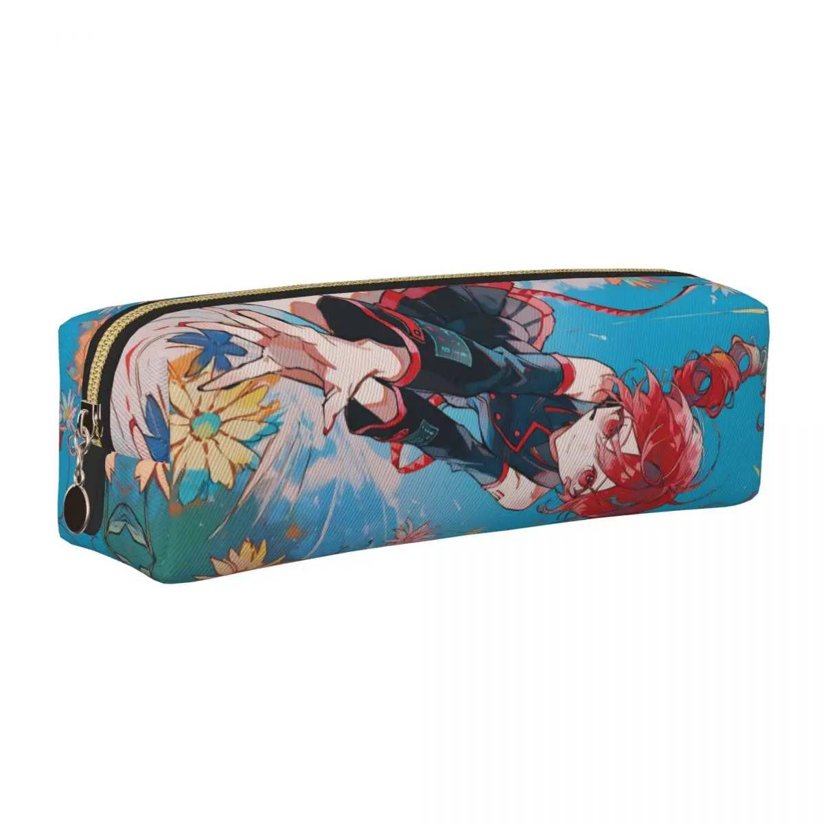 

Kasane Teto Pencil Cases Anime Vtuber Pencilcases Pen for Student Big Capacity Pencil Bags Students School Zipper Stationery