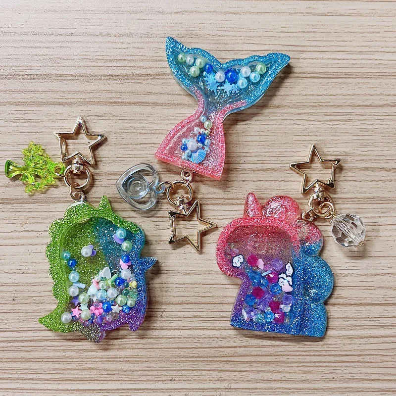 DIY pegamento de goteo juguetes creativos hechos a mano llavero regalos para niñas regalos de regreso a la escuela