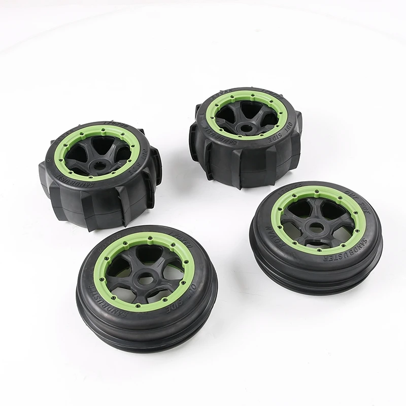 2Pcs Sand Paddles Desert Wheels Tires For 1/5 Rovan HPI KM Baja 5B SS For 1/5 RC Crawler Buggy Truck