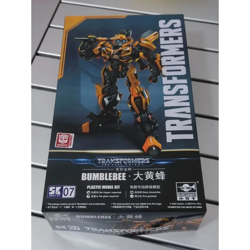 In Stock Smart Kit Transformers TF-5 BEE 08105 Glue-free Movable Assembly Model Car Robot Action Figures Toys Holiday Gifts