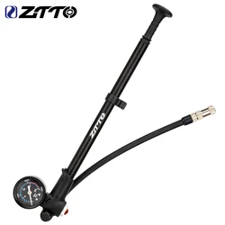 ZTTO Cycling High Pressure Bike Pump Bicycle Suspension Tire Fork Air Inflator Schrader Presta Valve Tyre 300psi Gauge