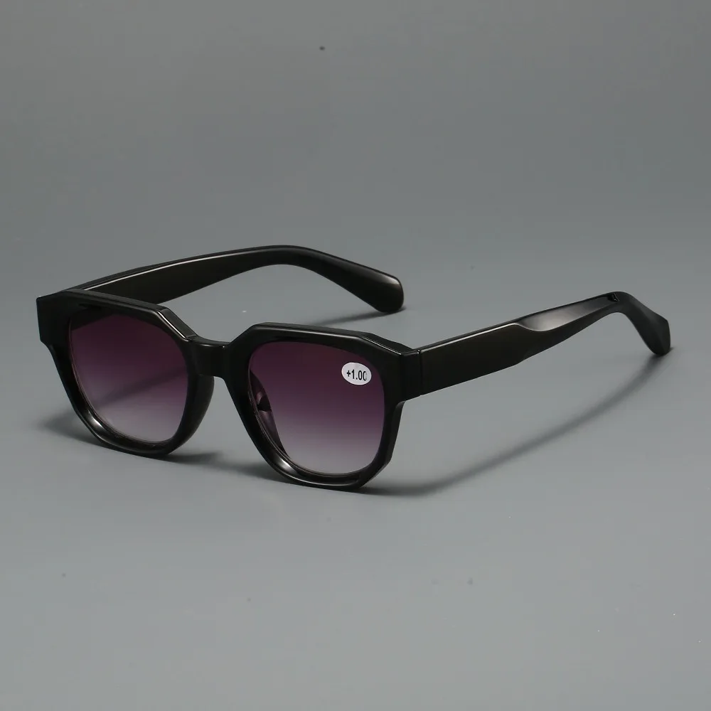 

Men Women Fashion Reading Sunglasses Gray Lens Presbyopia Far-sighted Eyeglasses With Diopters Unisex +1.0+1.5+2.0+2.5+3.0