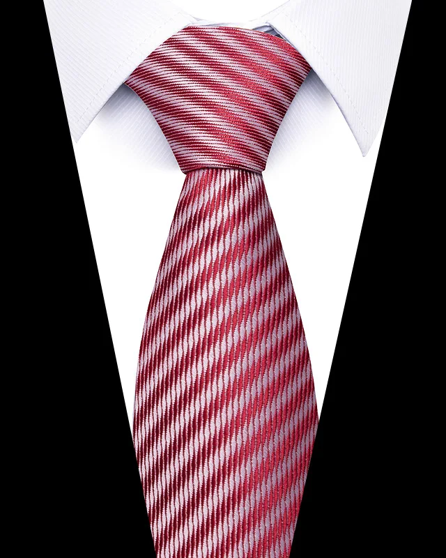 Hochwertige Hochzeitskrawatten für Männer, modisch, neuer Stil, blauer Streifendruck, Krawatten, tägliches Büro, Bekleidung, Accessoires, Geschenk für Männer – Detail 31