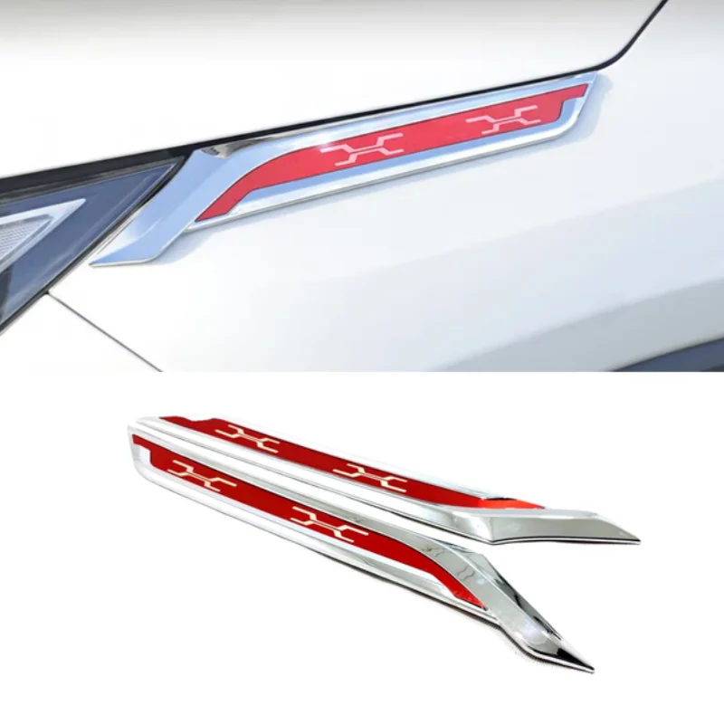 

Для Toyota RAV4 XA50 2019 2020 2021 2022 2023, внешние аксессуары, фары, веки для бровей, хромированная накладка