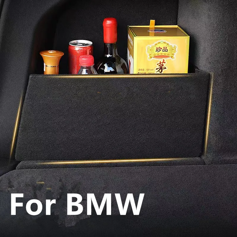 For BMW 3 5 6 7 sieries X1 X3 X4 Rear Spare Compartment Partition Rear Trunk Compartment Storage Box Extreme Krypton Interior