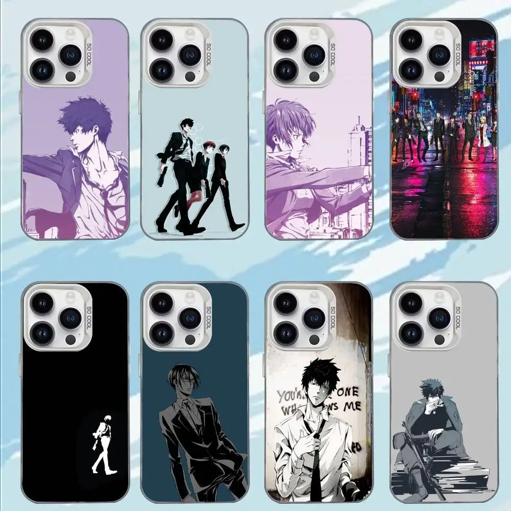 

Anime P-Psycho-Pass Phone Case For iPhone 17,16,15,14,13,12,11,Mini,Pro,E,MAX White Candy Matte Shockproof Cover