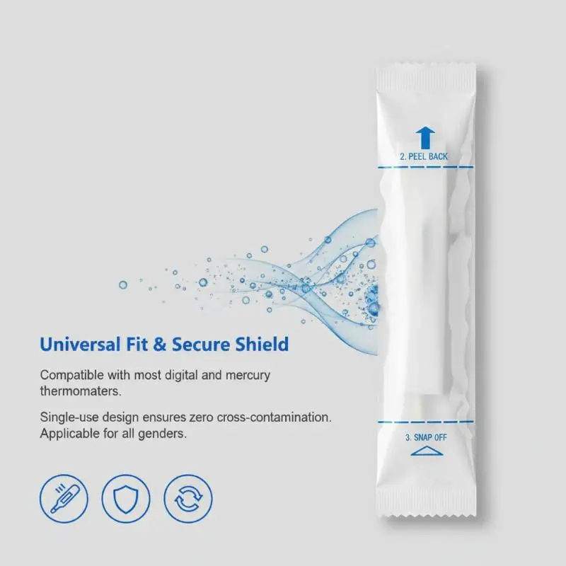 Probe Covers 50PCS Digital Disposable Waterproof Sheaths Reduce Cross Contamination for Children and Adults at HomeHotsale