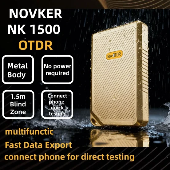 

Оптический рефлектометр NOVKER NK1500 Box OTDR с подключением к телефону, портативный тестер для поиска неисправностей в оптоволокне, оптический рефлектометр VEL OPM LS Map