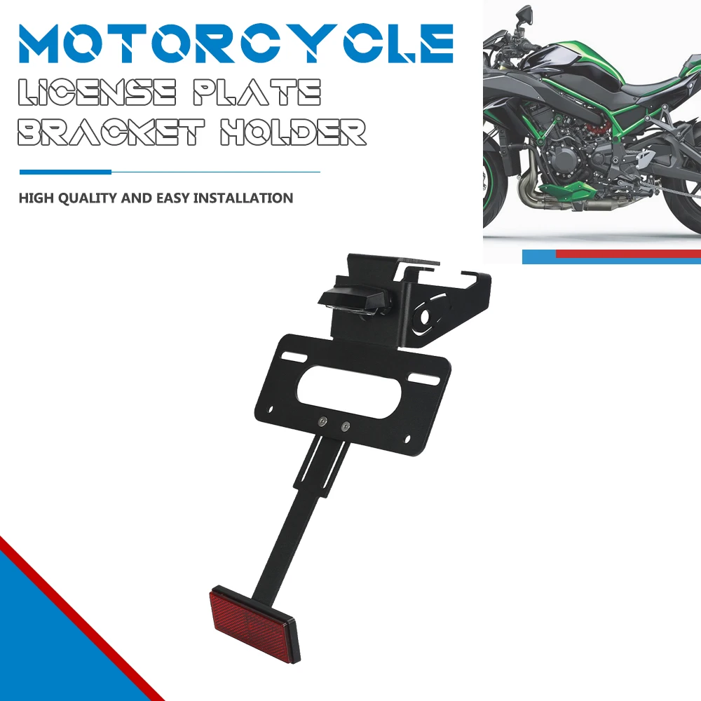 

For Kawasaki Z H2 Performance SE 2020-2021-2022-2023-2024 License Plate Holder Bracket Rear Tail Tidy Fender Eliminator Kit