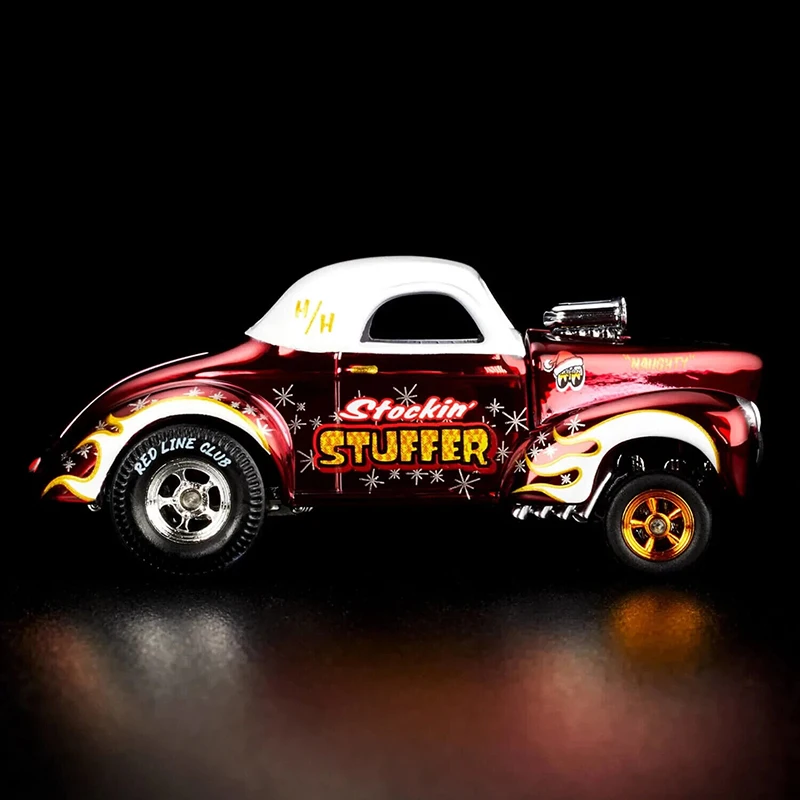 Hot Wheels RLC Exclusive \'41 Willys Gasser 2022 Holiday Car 1:64 Diecast Collectible Model Car Toy