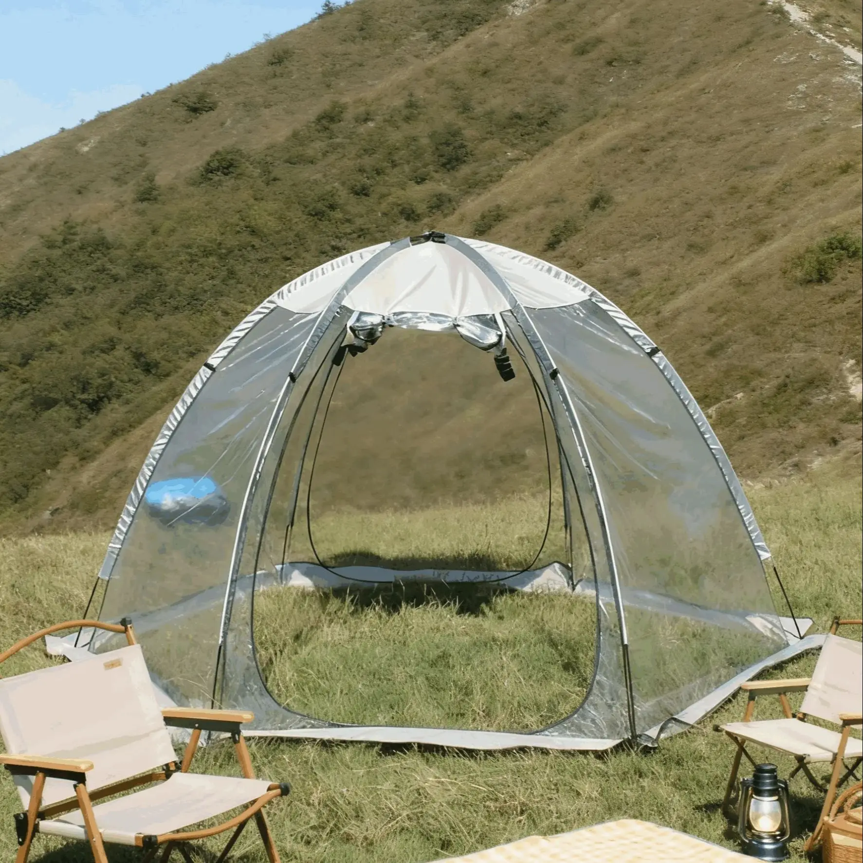 

Пузырьковая палатка, водонепроницаемая пузырчатая купольная палатка, всеполосная футбольная игра, наблюдающая за спортом, 3-местная палатка на заднем дворе, уличное укрытие