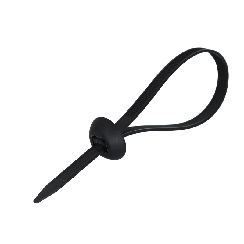 8*280 8*380Black Nylon Car Motocycle Base Plate Cable Plastic Loop Tag Self-Locking Zip Ties Installation FIxed Seat Frame Clips