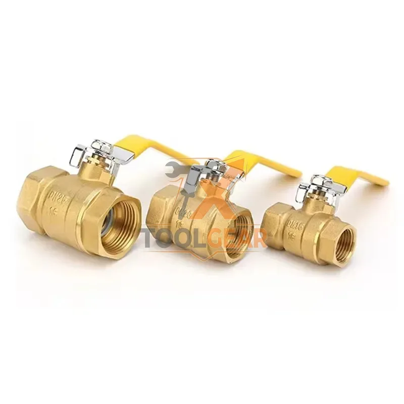 2026China*Factory* Direct Supply Two-piece Stainless Steel/Brass Ball Valve with Internal Thread 1 1/2inch Brass Ball Valve