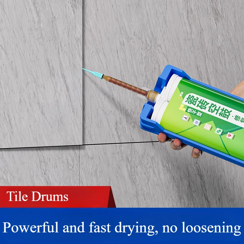 400Ml Perekat Ubin Keramik Cepat Kering Drum Berongga Ikatan Kuat Khusus untuk Memperbaiki Isi Injeksi Warping Ubin