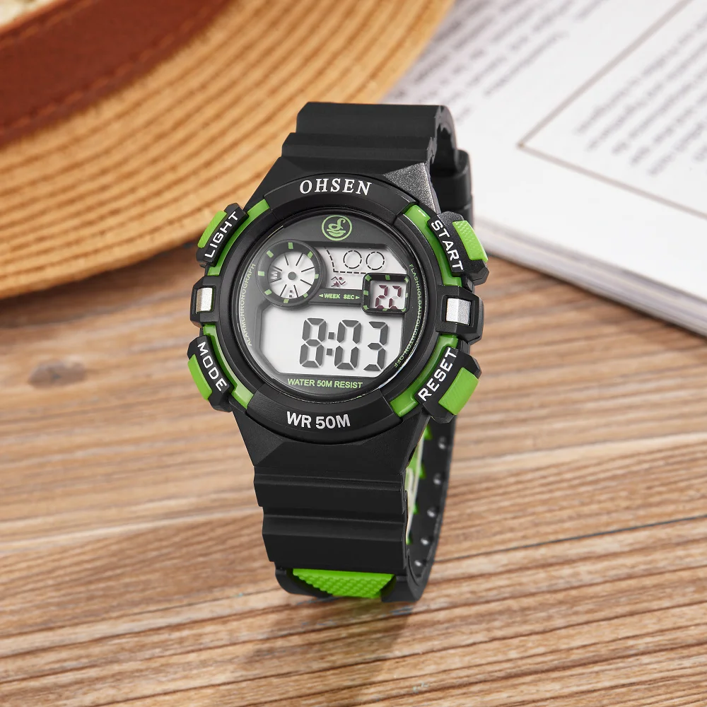 

Kids Sport Watch Digital Waterproof Children's Electronic Watches for Boys Girls Fashion Design Student Clocks Montre enfant