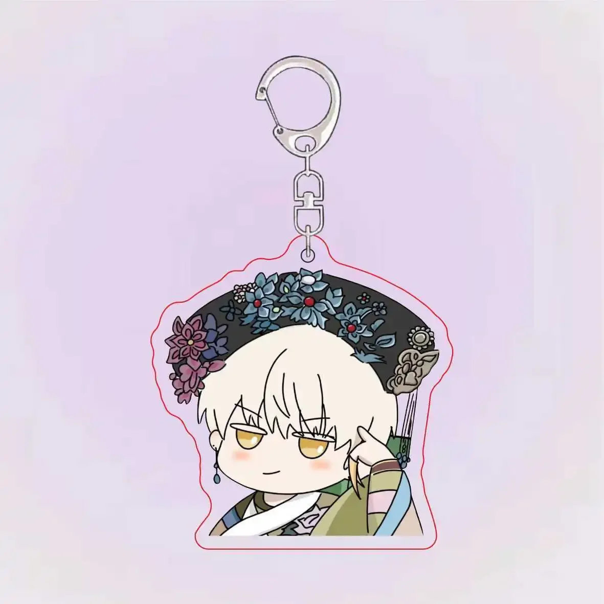 Anime Light and Night Jesse Charlie Sariel Evan Osborn Cosplay Acrylic Two-sided Keychain Birthday Xmas Gift Backpack Pendant