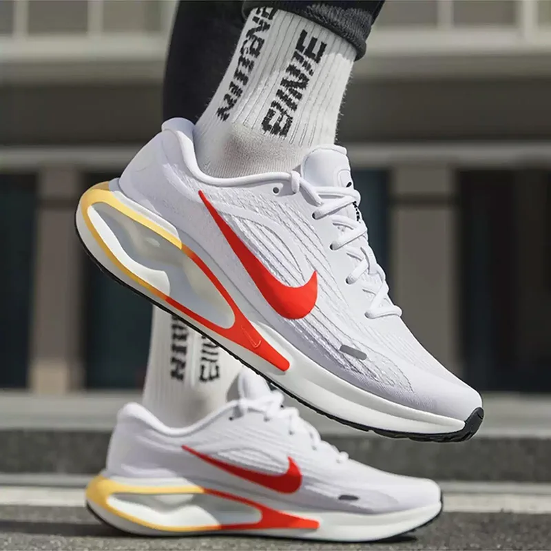 Zapatillas deportivas casuales para hombre, modelo oficial y auténtico de Nike: JOURNEY RUN, zapatillas de malla para correr, modelo FN0228-110, el modelo más vendido.