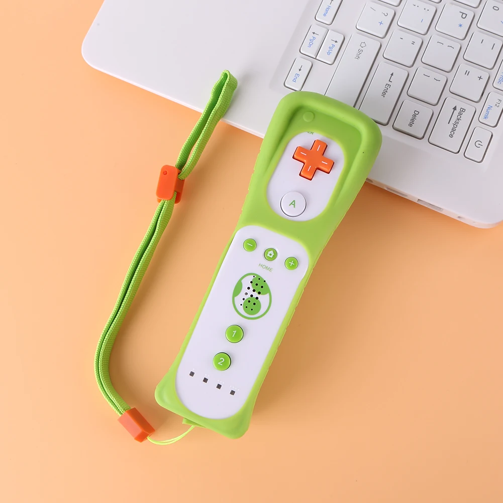 

2 in 1 Remote Motion Plus Controller with Silicone Case Remote Motion Plus Inside Controller for Nintendo Wii/Wii U