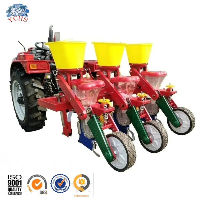 Agricultural Equipment Tractor 3 Row Corn Planter With Fertilizer Corn Seed Planter For Sale