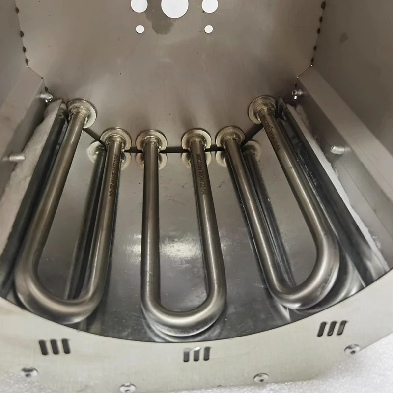 الفولاذ المقاوم للصدأ الكهربائية 2500 واط الجوز المحمصة الكستناء حبوب البن الفول السوداني بذور المولي فراي الفاكهة الجوز آلة تحميص