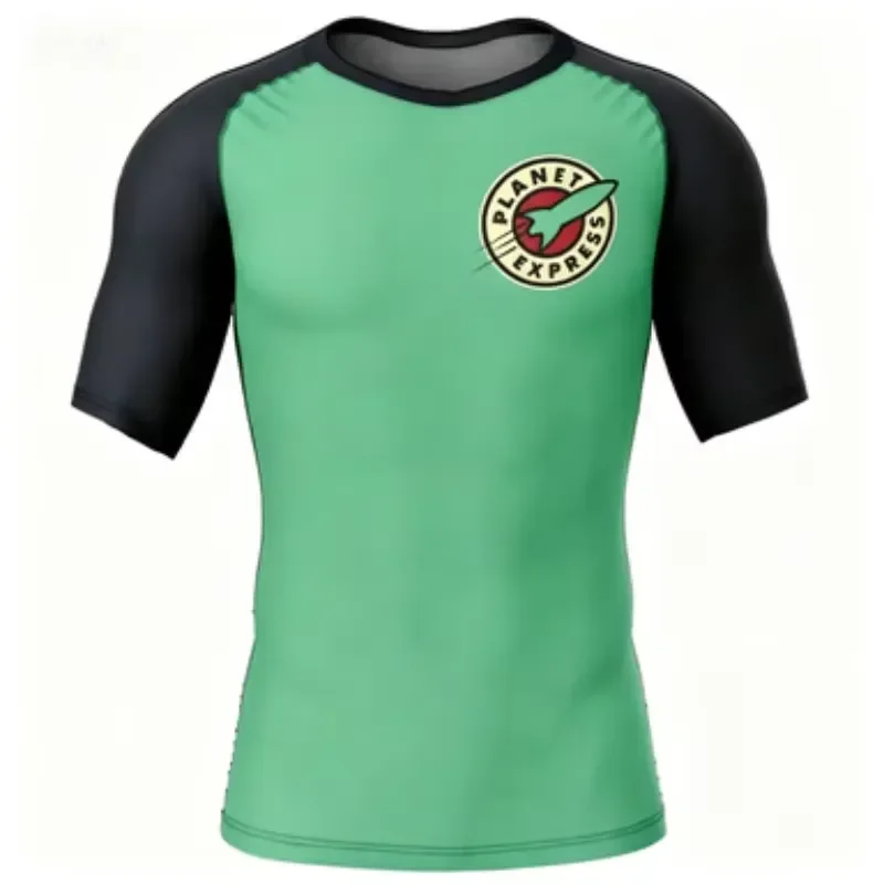 3D Printed 2026 Niche Non Collision Anime Manga Co Branded Fitness T Shirt Quick Drying Breathable Men Style Summer Gym Wear