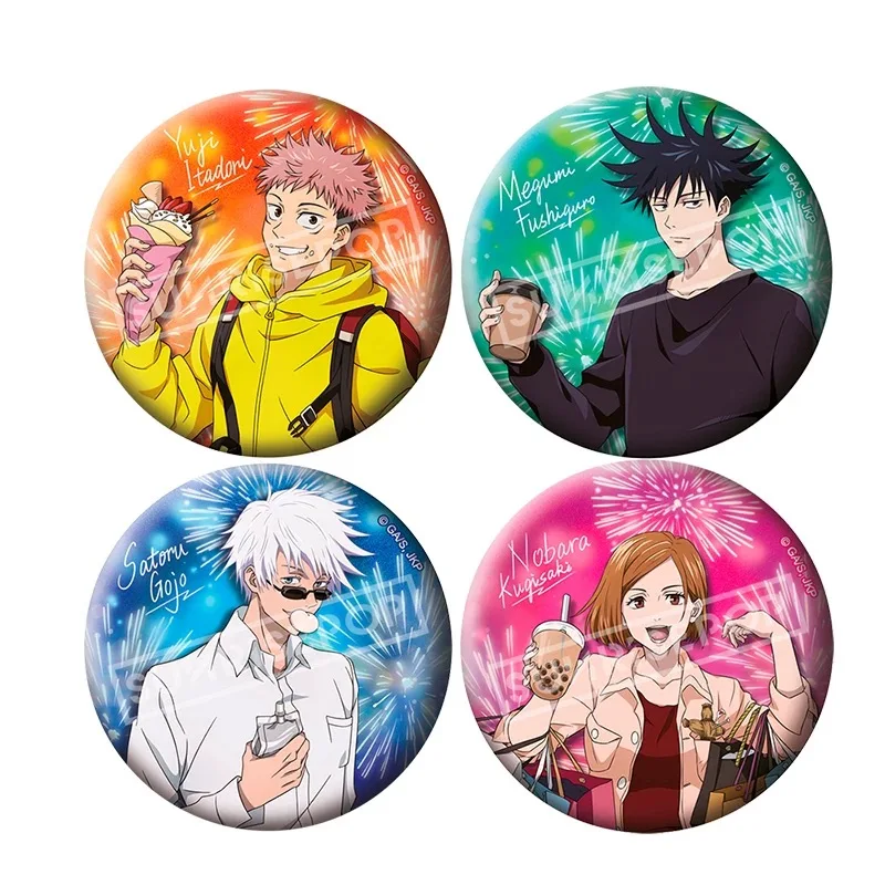 Jujutsu Kaisen Second Season Gojo Satoru​ Anime Merchandise Character Image Badge The Protagonist Group Badge