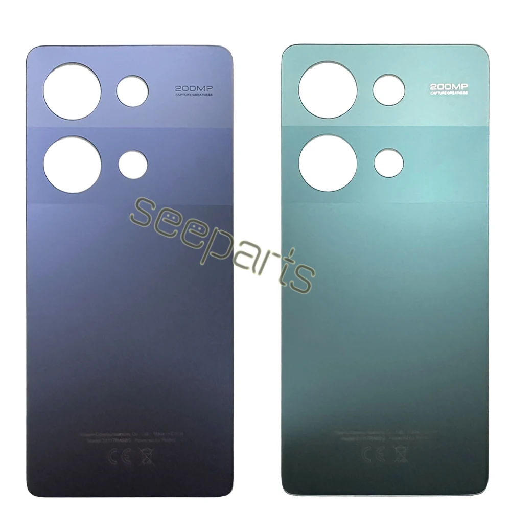 Back Cover For Xiaomi Redmi Note 13 Pro 4G Battery Cover Back Panel Rear Housing 23117RA68G 2312FPCA6G